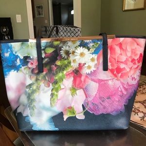 Ted Baker Navy Tote Bag